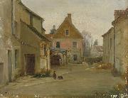 Pierre Edouard Frere Village street France oil painting artist